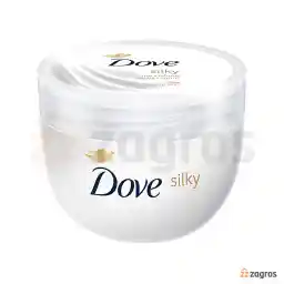 کرم مرطوب کننده دست و بدن داو مدل Silky حجم 300 میل
