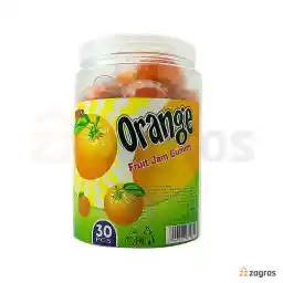 پاستیل با مغز ژله میوه ای Roz با طعم پرتقال بسته 30 عددی