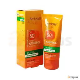 کرم ضد آفتاب فاقد چربی آکنه سول پلاس آردن سان SPF50 رنگ بژ طبیعی مناسب پوست چرب 50 میل