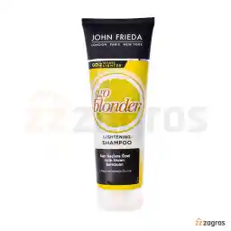 شامپو روشن کننده و درخشان کننده رنگ مو جان فریدا مناسب موهای بلوند 250 میل