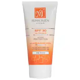کرم ضدآفتاب بیرنگ مای SPF30 مدل Intense Protection، مناسب پوستهای مختلط و چرب، حجم 50 میلی گرم