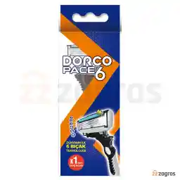 خودتراش مردانه 6 تیغ دورکو مدل Pace 6 بسته تک عددی