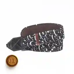 بند دوربین ترنگ مدل نستعلیق مشکی Torang neck strap