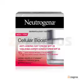 کرم روز ضد پیری نوتروژینا SPF20 سری Cellular Boost حجم 50 میل