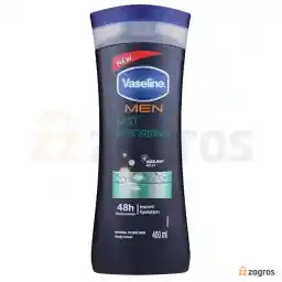 لوسیون بدن مردانه وازلین مدل Fast Absorbing حجم 400 میل
