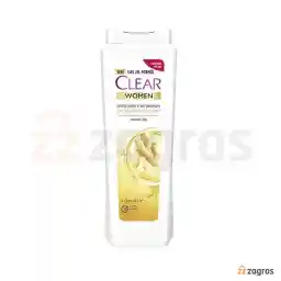 شامپو ضد شوره و ضد ریزش زنانه کلیر حاوی عصاره زنجبیل 485 میل