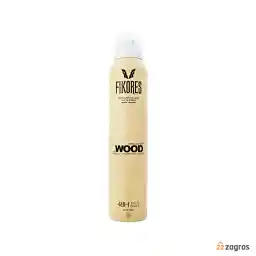 اسپری خوشبو کننده بدن دئودورانت مردانه فیکورس مدل Wood حجم 200 میل