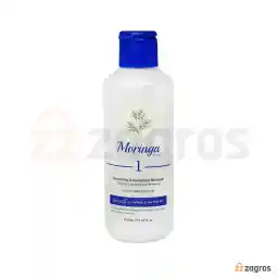 َشامپو مغذی و انرژی بخش مورینگا امو مناسب پوست سر چرب و موهای خشک 400 میل