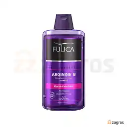 شامپو بدون سولفات تقویت کننده، براق کننده و احیا کننده مو آرژنین B فولیکا 400 میل
