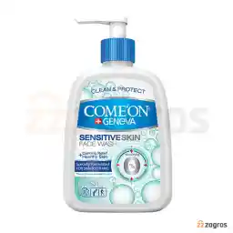 ژل شستشوی صورت کامان مناسب پوست حساس 500 میل