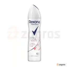 اسپری ضد تعریق زنانه رکسونا مدل Stay Fresh با رایحه گل های سفید و لیچی 150 میل