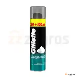 فوم اصلاح ژیلت برای پوست حساس حجم 300 میل