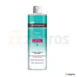 میسلار واتر آرایش پاک کن نوتروژینا مدل Skin Detox حجم 400 میل
