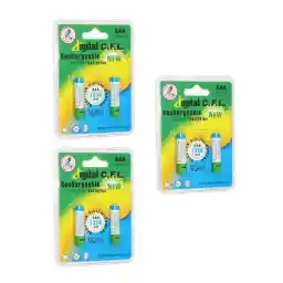 باتری نیم قلمی قابل شارژ سی.اف.ال مدل 1350mAh بسته 6 عددی