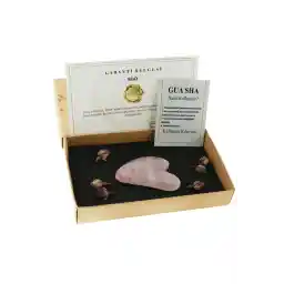 Seay Rose Quartz Stone Gua Sha Care Face Heart Guasha Pink Quartz Face Guasha کیفیت 1