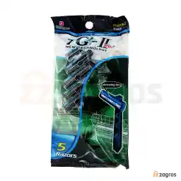 خودتراش مردانه 2 تیغ دورکو مدل TG-II تعداد 5 عددی