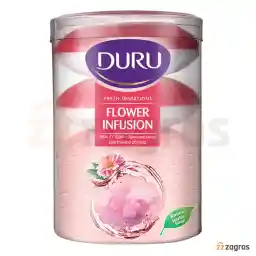 صابون گیاهی دورو سری Fresh Sensation مدل Flower Infusion بسته 4 عددی