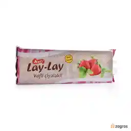 ویفر ناتی مدل Lay-Lay با کرم توت فرنگی 500 گرم