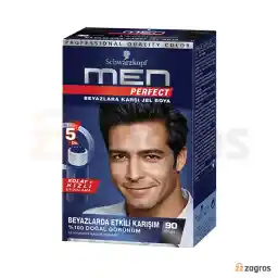 کیت رنگ مو مردانه شوارتسکوف Men Perfect مشکی شماره 90