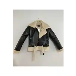 کمربند چرم مصنوعی mavera32 کت مشکی دوچرخهسواری با خز داخل