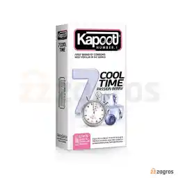 کاندوم کاپوت مدل 7Cool Time بسته 12 عددی