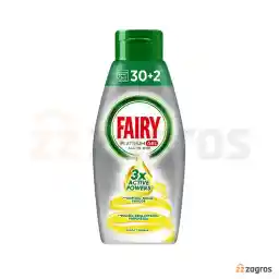 ژل ماشین ظرفشویی فیری مدل پلاتینیوم All In One با رایحه لیمو 650 میل