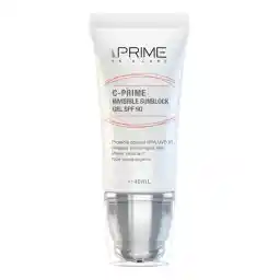 ژل ضدآفتاب بیرنگ پرایم SPF50 مدل C-Prime مناسب برای انواع پوست، حجم 40 میلیلیتر