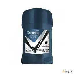 مزيل العرق روكسونا للرجال، غير مرئي على الأسود والأبيض، 50 مل