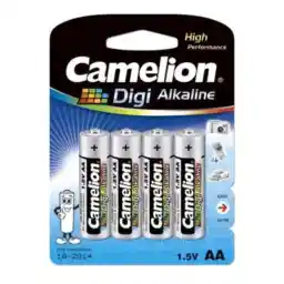 باتري ديجي الکالاين 4 عددي کمليون Camelion DiGi Alkaline AA 4 Pcs