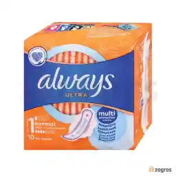 نوار بهداشتی آلویز مدل Ultra سایز 1 بسته 10 عددی