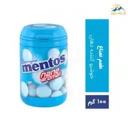  آبنبات جویدنی منتوس با طعم نعناع وزن 100 گرم