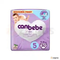 پوشک بچه جان به به سایز 5 بسته 30 عددی