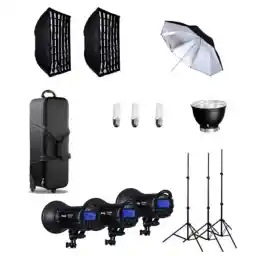 کیت فلاش استودیویی NiceFoto Kit Studio Falsh TS-300