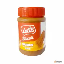 کرم بیسکویت لت آس پلاس مدل Crunchy وزن 400 گرم