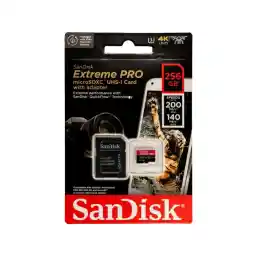 کارت حافظه 256 گیگابایتی سرعت 200 سندیسک MicroSD Extreme Pro SanDisk
