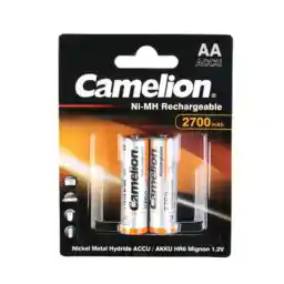 باتری قلمی قابل شارژ کملیون Camelion HR6 2700mAh Rechargeable AA Battery Pack