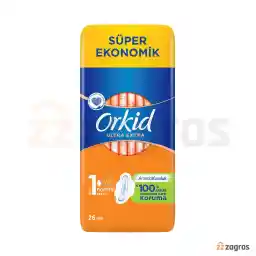 نوار بهداشتی ارکید مدل Ultra Extra سایز نرمال بسته 26 عددی