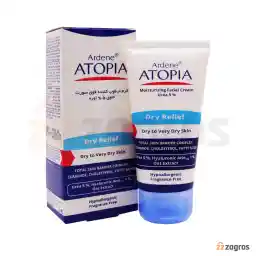 کرم مرطوب کننده قوی صورت آردن آتوپیا سری Dry Relief مناسب پوست خشک و خیلی خشک 50 میل