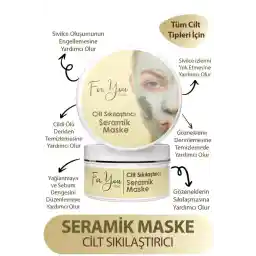 For You Gold Ceramic - Clay Mask ماسک صورت سفت کننده پوست (سفت کننده منافذ - ضد آکنه)