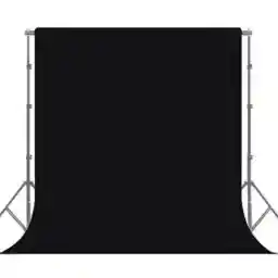 فون بک گراند مشکی مخمل Black Velvet Backdrop 2×3