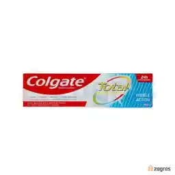 خمیر دندان آنتی باکتریال کلگیت سری Total مدل Visible Action حجم 75 میل