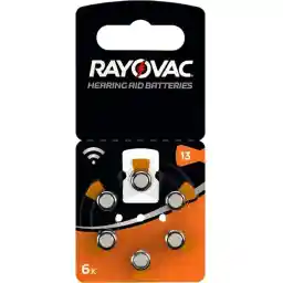 باتری سمعک ریوواک مدل 13 بسته شش عددی