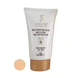 کرم ضد آفتاب رنگی لانسون SPF50 مدل مولتی اکشن شماره 1.5 مناسب پوست های چرب حجم 40 میلی لیتر