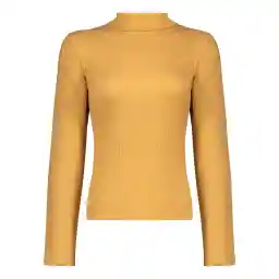 تی شرت آستین بلند زنانه ایزی دو مدل 218134 رنگ نارنجی