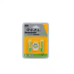 باتری نیم قلمی قابل شارژ سی اف ال مدل CF-03 بسته دو عددی