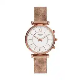 ساعت هوشمند فسیل مدل FTW5060 دارای قابلیت های صفحه نمایش رنگی بند استیل ضدزنگ