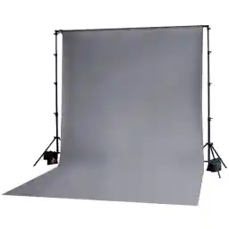 فون بک گراند خاکستری مخمل Gray Velvet Backdrop 5x3