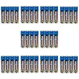 باتری نیم قلمی کملیون مدل Super Heavy Duty بسته 40 عددی