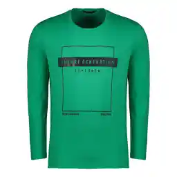 تی شرت آستین بلند مردانه باینت مدل 2261573-573 رنگ سبز