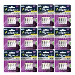 باتری نیم قلمی گیگاسل مدل Max Power بسته 48 عددی